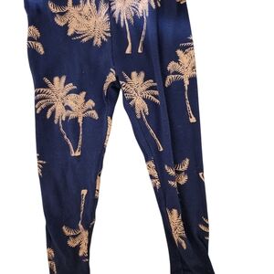 Palm Tree Print Kids Leggings